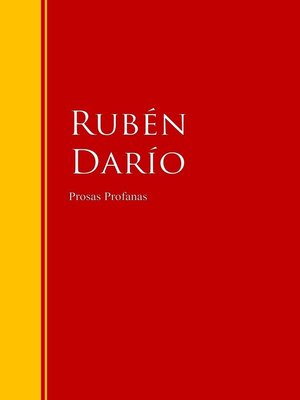 cover image of Prosas Profanas